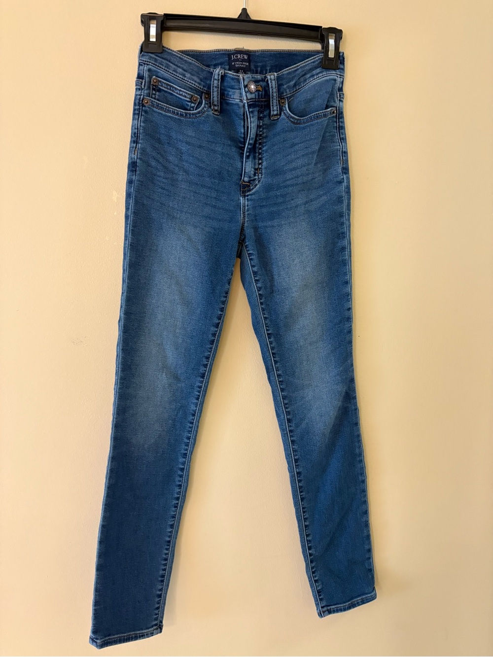 J. Crew Skinny Jeans in Medium Blue Wash